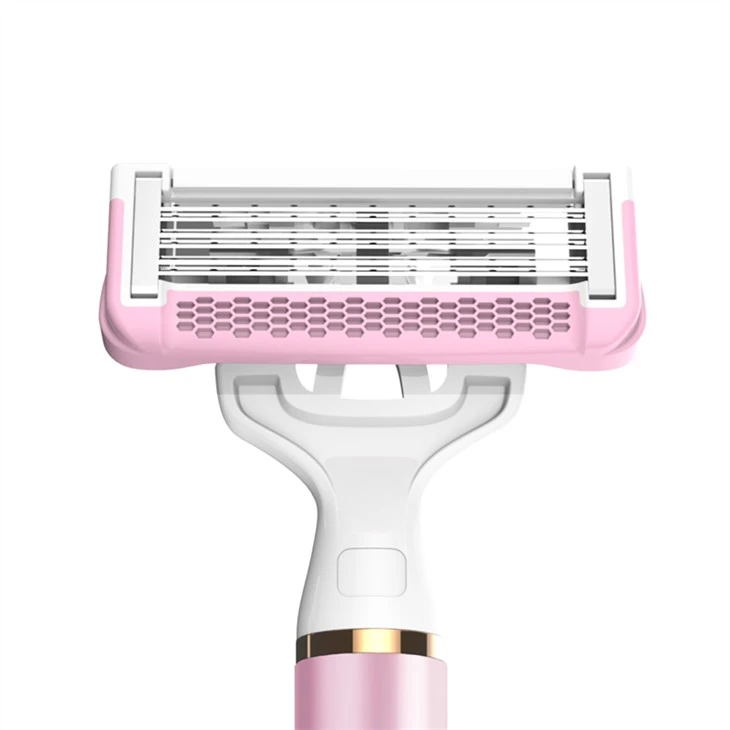 Carry On Superior Comfort And Close Shave 6 Blades System Shaving Razor For Women