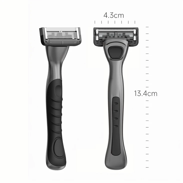 6-blade Man Razor With Metal Handle suppliers